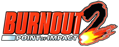 Burnout 2 Point of Impact logo for Gamecube